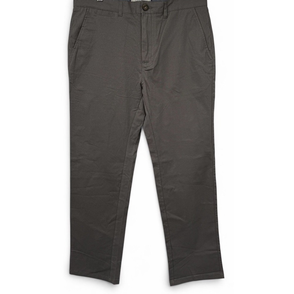 Flag & Anthem Nashville Straight Men Chino Pants 34x29 Gray Stretch NWTag 32x30‎